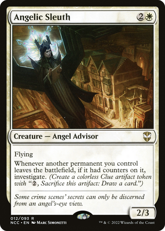 Angelic Sleuth (NCC-012) - New Capenna Commander - Premium MTG Single from Wizards of the Coast - Just $0.35! Shop now at Game Crave Tournament Store