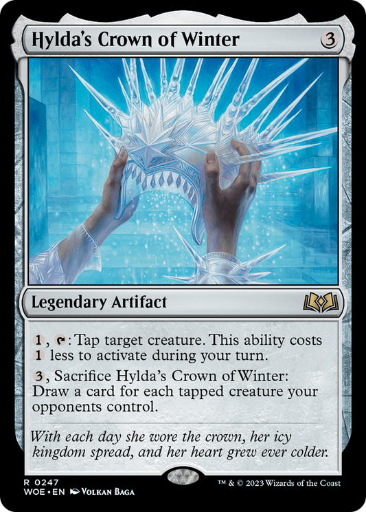 Hylda's Crown of Winter (WOE-247) - Wilds of Eldraine - Premium MTG Single from Wizards of the Coast - Just $0.08! Shop now at Game Crave Tournament Store