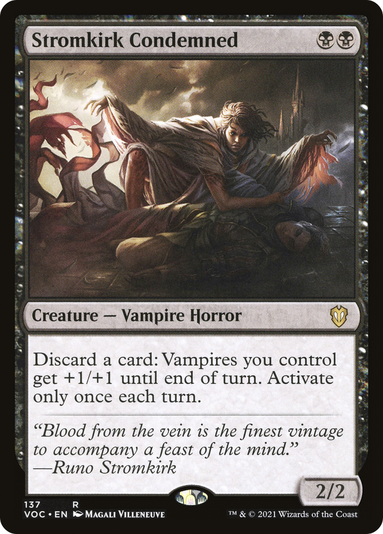 Stromkirk Condemned (VOC-137) - Crimson Vow Commander - Premium MTG Single from Wizards of the Coast - Just $0.25! Shop now at Game Crave Tournament Store
