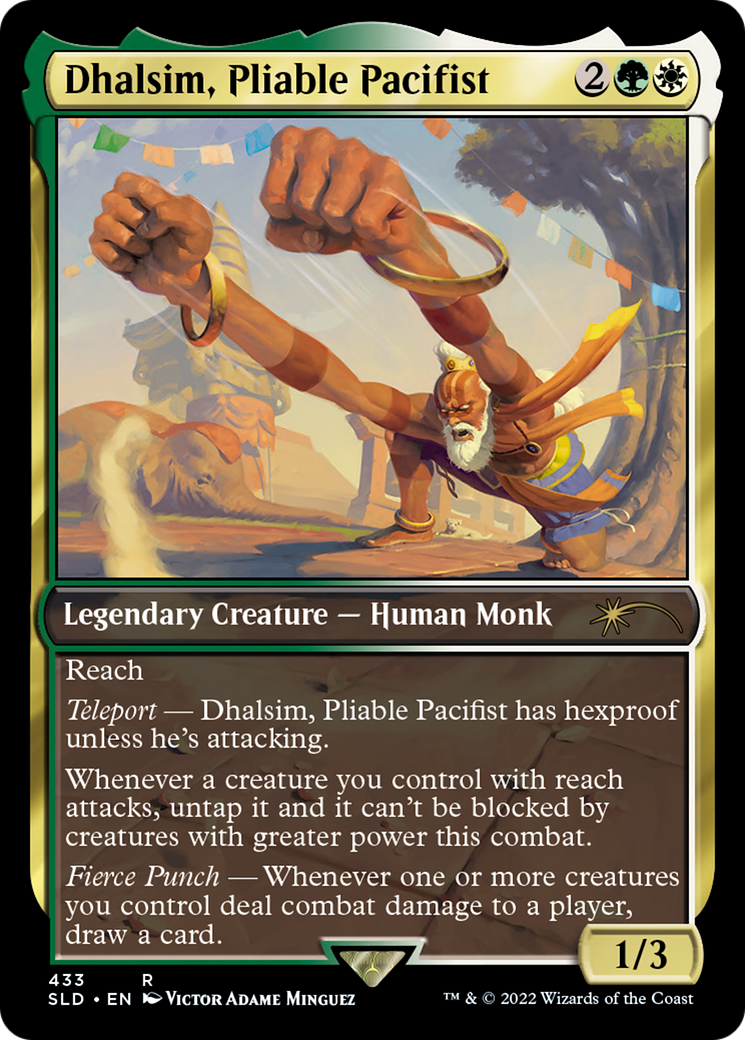 Tadeas, Juniper Ascendant (SLD-433) - Secret Lair Drop / Dhalsim, Pliable Pacifist - Premium MTG Single from Wizards of the Coast - Just $0.67! Shop now at Game Crave Tournament Store