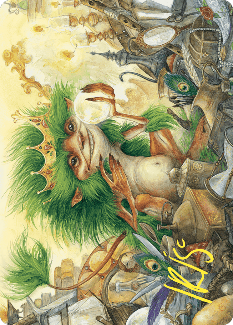 Knickknack Ouphe // Knickknack Ouphe (AWOE-050) - Wilds of Eldraine Art Series (Borderless) - Premium MTG Single from Wizards of the Coast - Just $0! Shop now at Game Crave Tournament Store