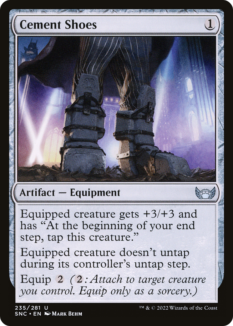 Cement Shoes (SNC-235) - Streets of New Capenna - Premium MTG Single from Wizards of the Coast - Just $0.08! Shop now at Game Crave Tournament Store