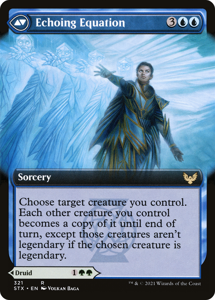 Augmenter Pugilist // Echoing Equation (STX-321) - Strixhaven: School of Mages: (Extended Art) Foil - Premium MTG Single from Wizards of the Coast - Just $0.45! Shop now at Game Crave Tournament Store