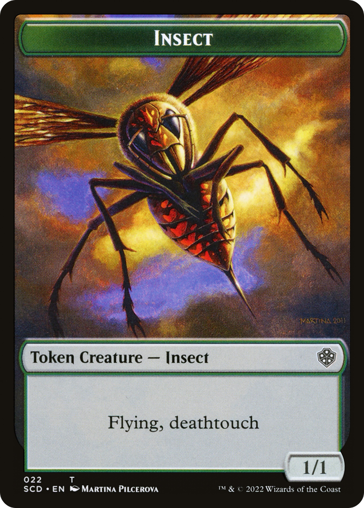 Insect (TSCD-022) - Starter Commander Deck Tokens - Premium MTG Single from Wizards of the Coast - Just $0! Shop now at Game Crave Tournament Store