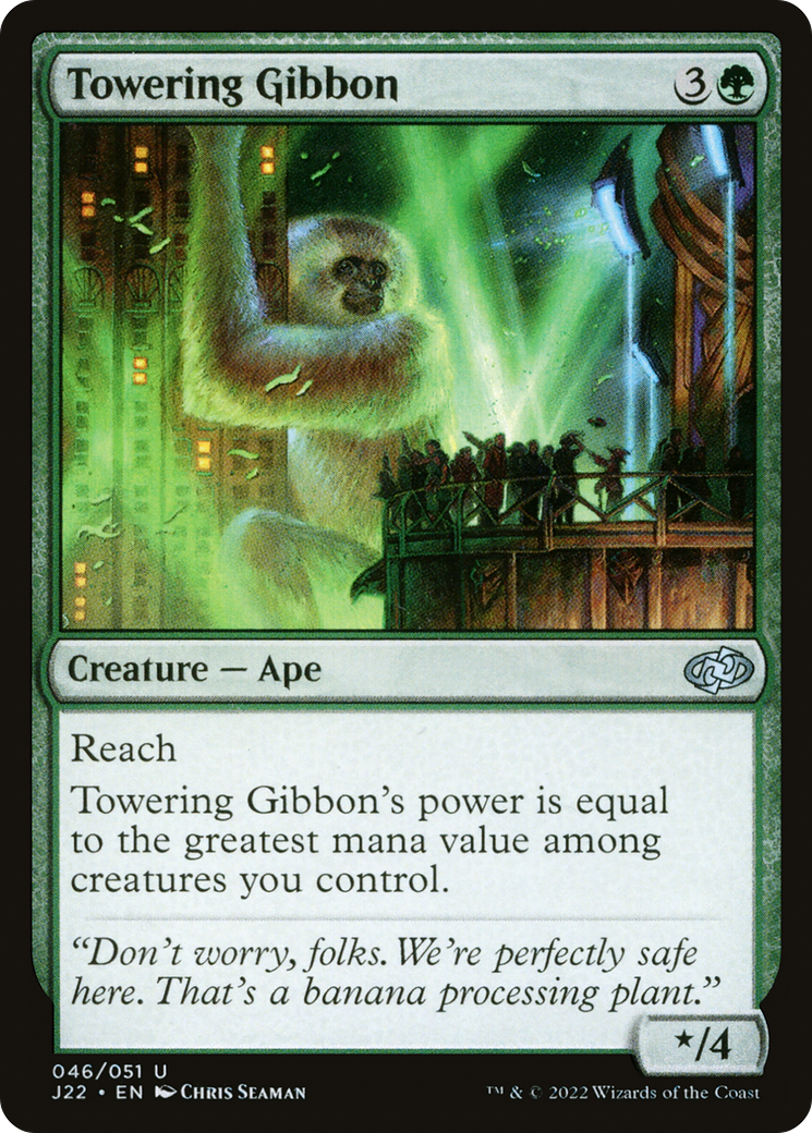 Towering Gibbon (J22-046) - Jumpstart 2022 - Premium MTG Single from Wizards of the Coast - Just $0.08! Shop now at Game Crave Tournament Store