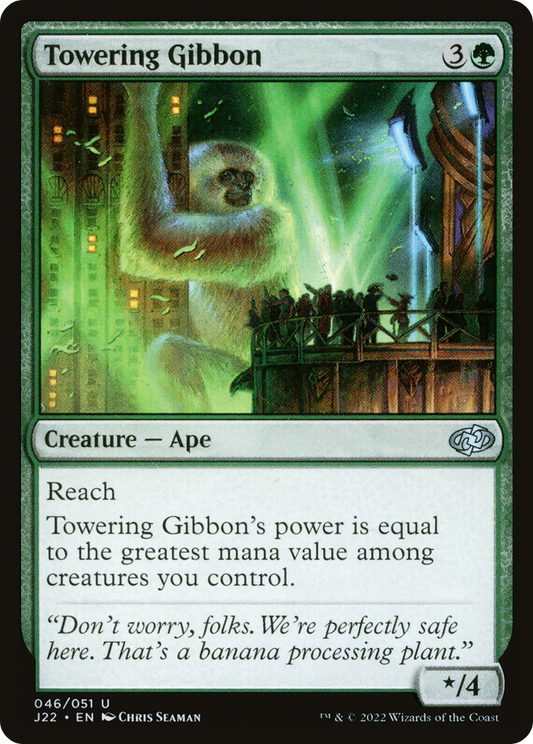 Towering Gibbon (J22-046) - Jumpstart 2022 - Premium MTG Single from Wizards of the Coast - Just $0.08! Shop now at Game Crave Tournament Store