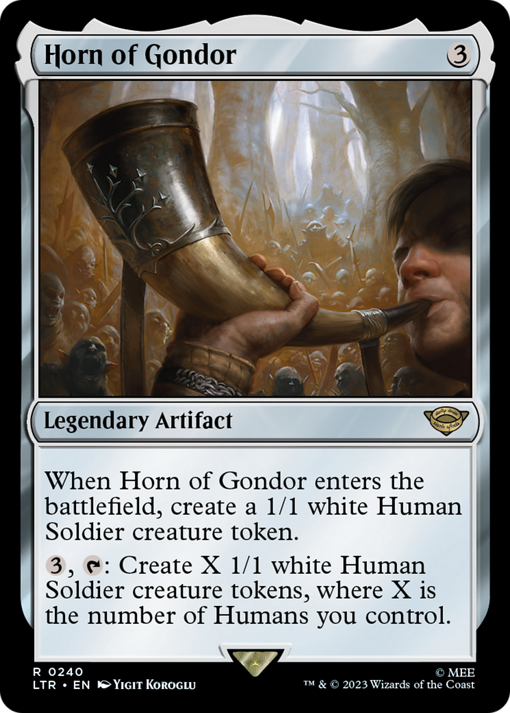 Horn of Gondor (LTR-240) - The Lord of the Rings: Tales of Middle-earth - Premium MTG Single from Wizards of the Coast - Just $0.28! Shop now at Game Crave Tournament Store