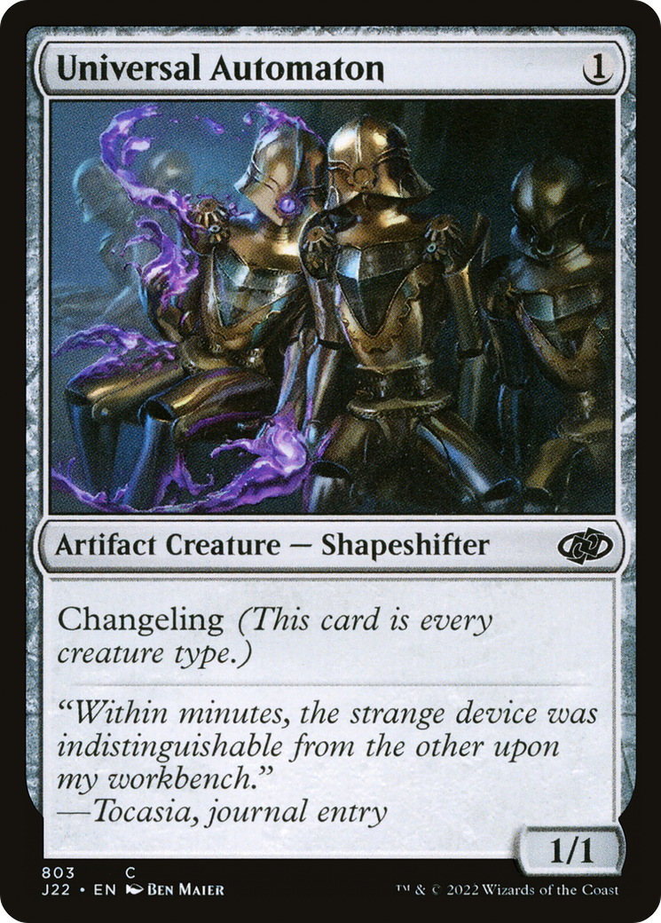 Universal Automaton (J22-803) - Jumpstart 2022 - Premium MTG Single from Wizards of the Coast - Just $0.20! Shop now at Game Crave Tournament Store