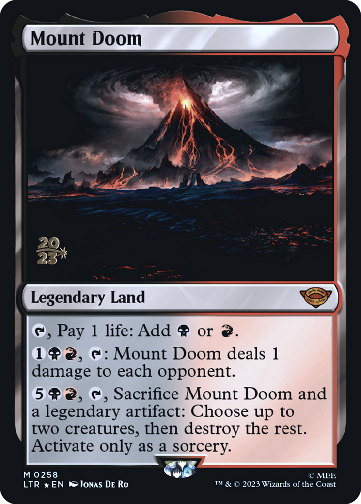 Mount Doom (PLTR-258S) - Tales of Middle-earth Promos Foil - Premium MTG Single from Wizards of the Coast - Just $3.39! Shop now at Game Crave Tournament Store