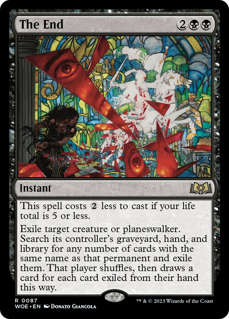 The End (WOE-087) - Wilds of Eldraine Foil - Premium MTG Single from Wizards of the Coast - Just $0.10! Shop now at Game Crave Tournament Store