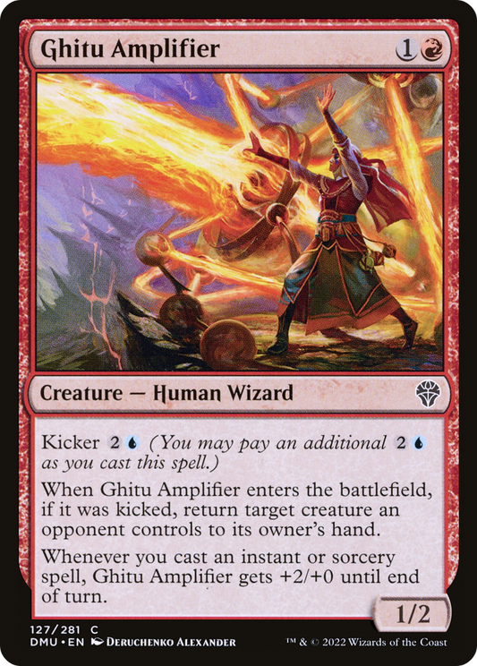 Ghitu Amplifier (DMU-127) - Dominaria United - Premium MTG Single from Wizards of the Coast - Just $0.25! Shop now at Game Crave Tournament Store