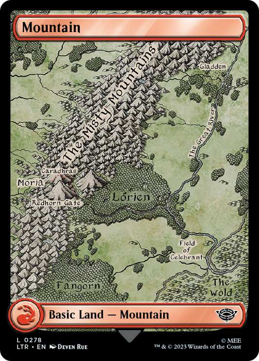Mountain (LTR-278) - The Lord of the Rings: Tales of Middle-earth - Premium MTG Single from Wizards of the Coast - Just $0.08! Shop now at Game Crave Tournament Store
