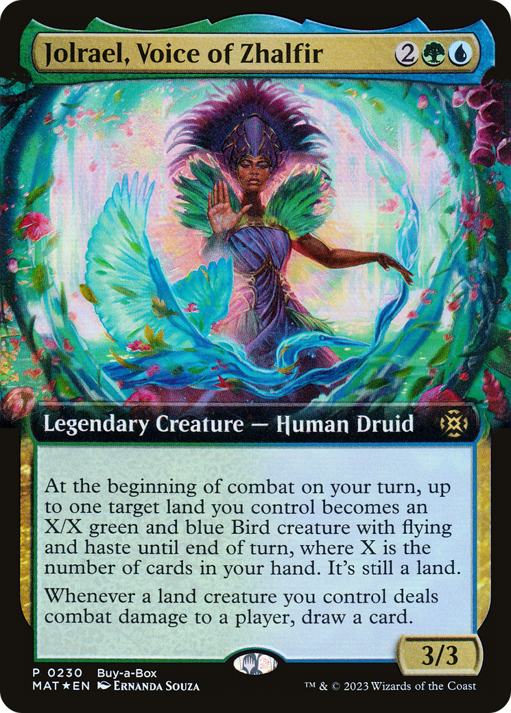 Jolrael, Voice of Zhalfir (MAT-230) - March of the Machine: The Aftermath: (Extended Art) Foil - Premium MTG Single from Wizards of the Coast - Just $0.25! Shop now at Game Crave Tournament Store