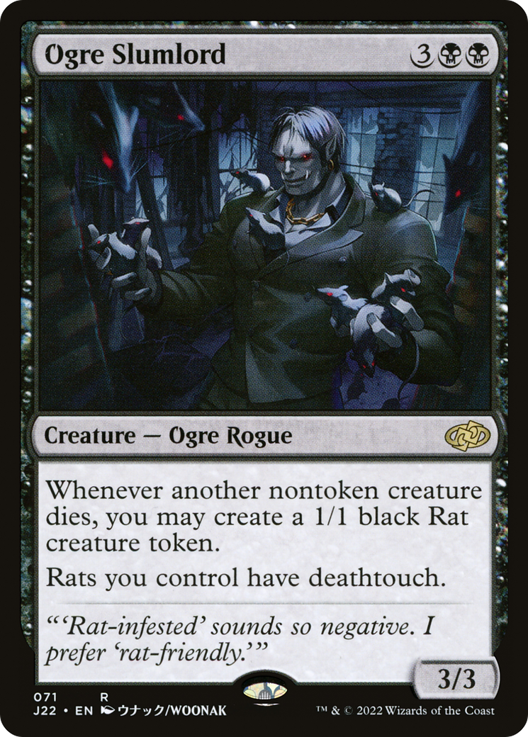 Ogre Slumlord (J22-071) - Jumpstart 2022 - Premium MTG Single from Wizards of the Coast - Just $0.08! Shop now at Game Crave Tournament Store