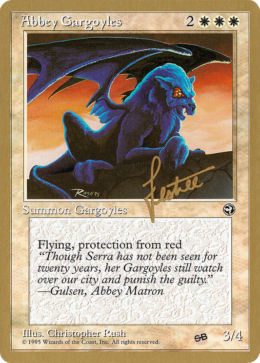 Abbey Gargoyles (PTC-BL1SB) - Pro Tour Collector Set - Premium MTG Single from Wizards of the Coast - Just $0.08! Shop now at Game Crave Tournament Store