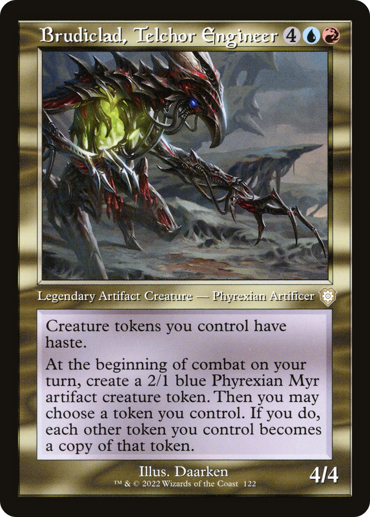 Brudiclad, Telchor Engineer (BRC-122) - The Brothers' War Commander - Premium MTG Single from Wizards of the Coast - Just $0.08! Shop now at Game Crave Tournament Store