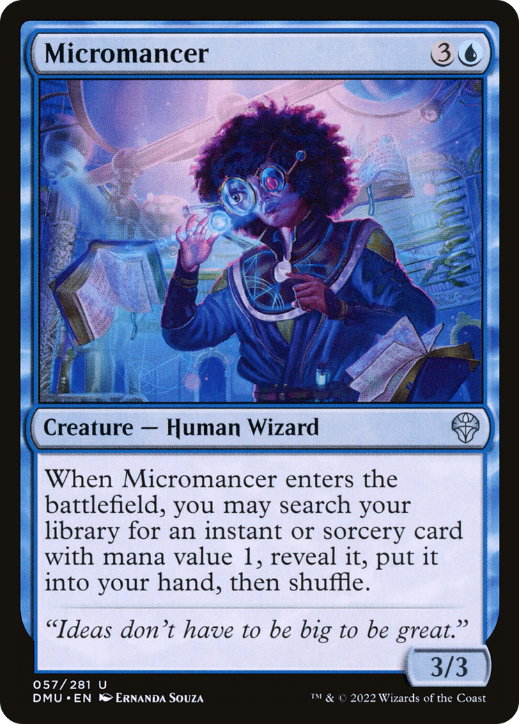 Micromancer (DMU-057) - Dominaria United - Premium MTG Single from Wizards of the Coast - Just $0.08! Shop now at Game Crave Tournament Store