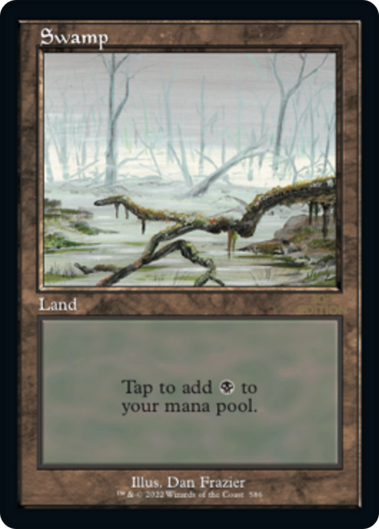 Swamp (30A-586) - 30th Anniversary Edition - Premium MTG Single from Wizards of the Coast - Just $0.76! Shop now at Game Crave Tournament Store