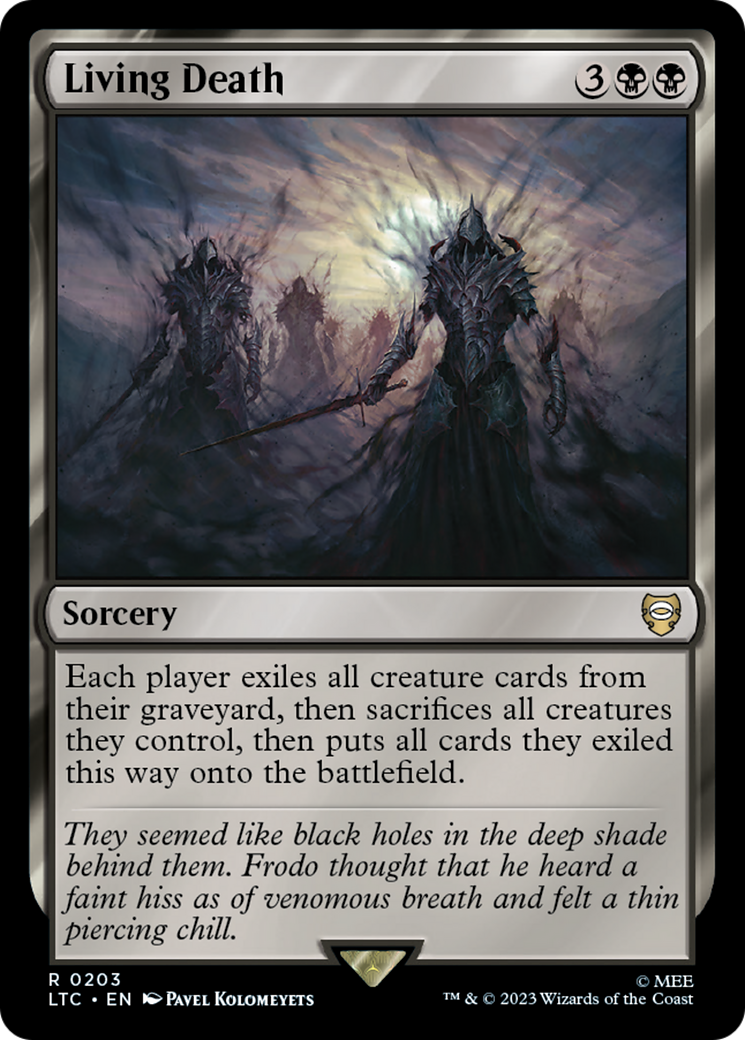 Living Death (LTC-203) - Tales of Middle-earth Commander - Premium MTG Single from Wizards of the Coast - Just $0.52! Shop now at Game Crave Tournament Store