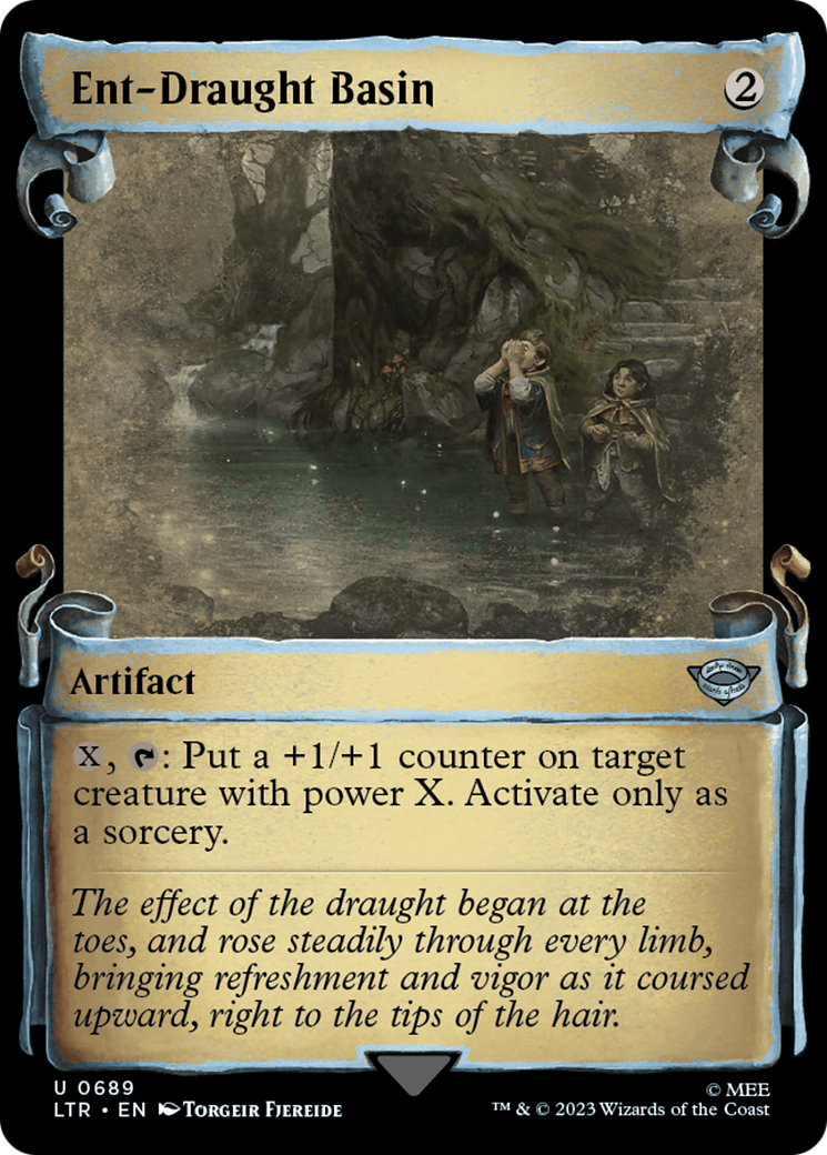 Ent-Draught Basin (LTR-689) - The Lord of the Rings: Tales of Middle-earth: (Showcase) Foil - Premium MTG Single from Wizards of the Coast - Just $0.08! Shop now at Game Crave Tournament Store