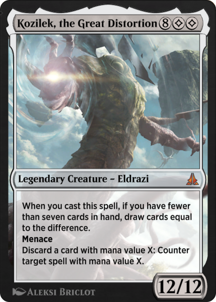 Kozilek, the Great Distortion (EA2-001) - Explorer Anthology 2 - Premium MTG Single from Wizards of the Coast - Just $0! Shop now at Game Crave Tournament Store