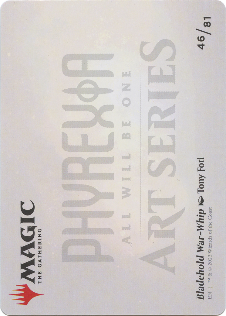 Bladehold War-Whip // Bladehold War-Whip (AONE-046) - Phyrexia: All Will Be One Art Series (Borderless) Foil - Premium MTG Single from Wizards of the Coast - Just $0! Shop now at Game Crave Tournament Store