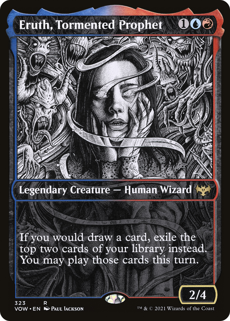 Eruth, Tormented Prophet (VOW-323) - Innistrad: Crimson Vow: (Showcase) Foil - Premium MTG Single from Wizards of the Coast - Just $0.33! Shop now at Game Crave Tournament Store