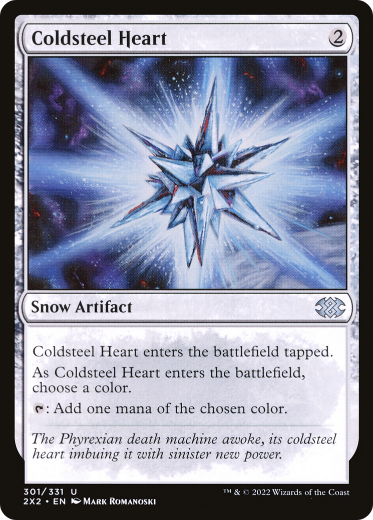 Coldsteel Heart (2X2-301) - Double Masters 2022: (snow) - Premium MTG Single from Wizards of the Coast - Just $1.04! Shop now at Game Crave Tournament Store