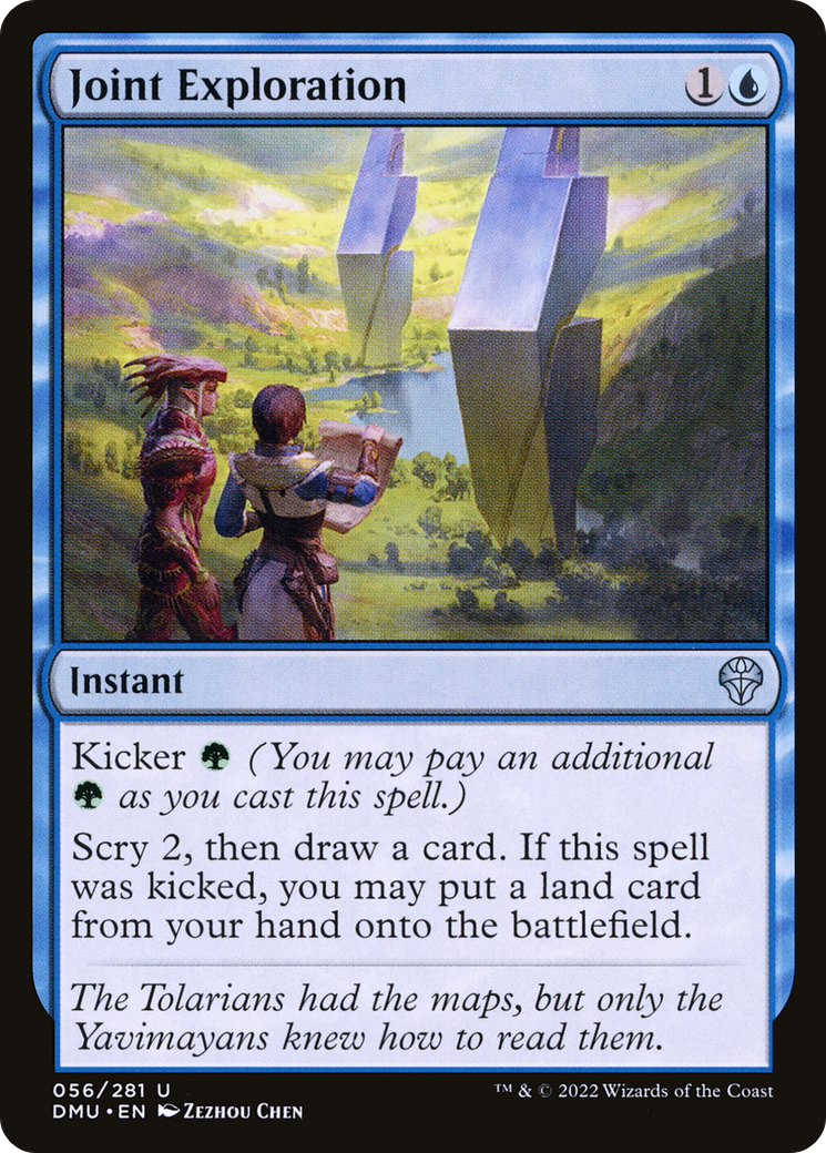 Joint Exploration (DMU-056) - Dominaria United - Premium MTG Single from Wizards of the Coast - Just $0.25! Shop now at Game Crave Tournament Store