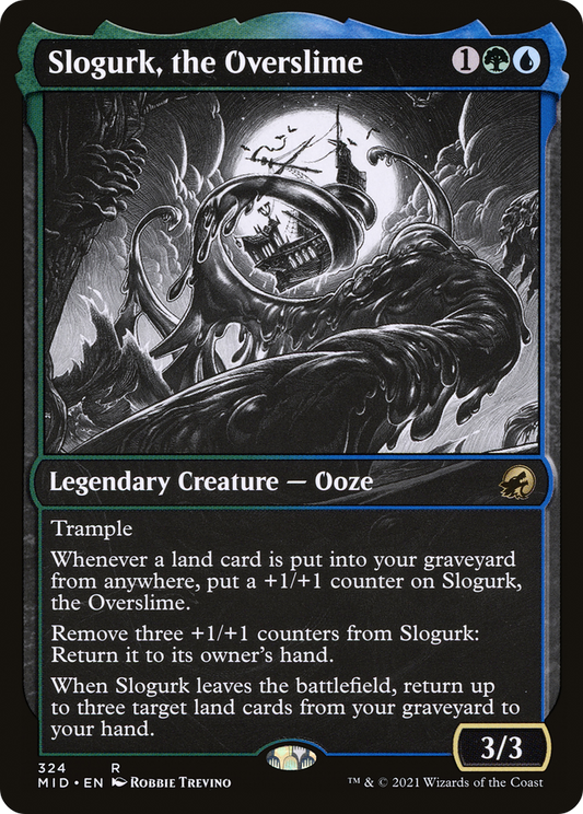 Slogurk, the Overslime (MID-324) - Innistrad: Midnight Hunt: (Showcase) - Premium MTG Single from Wizards of the Coast - Just $0.26! Shop now at Game Crave Tournament Store