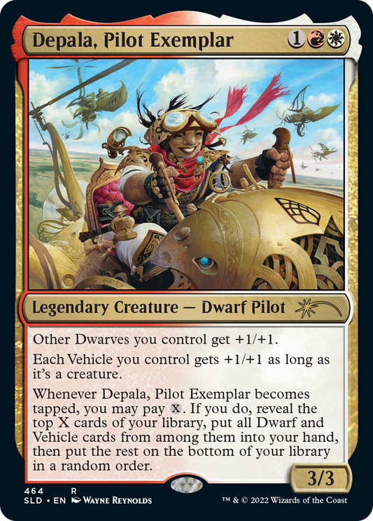 Depala, Pilot Exemplar (SLD-464) - Secret Lair Drop - Premium MTG Single from Wizards of the Coast - Just $2.40! Shop now at Game Crave Tournament Store