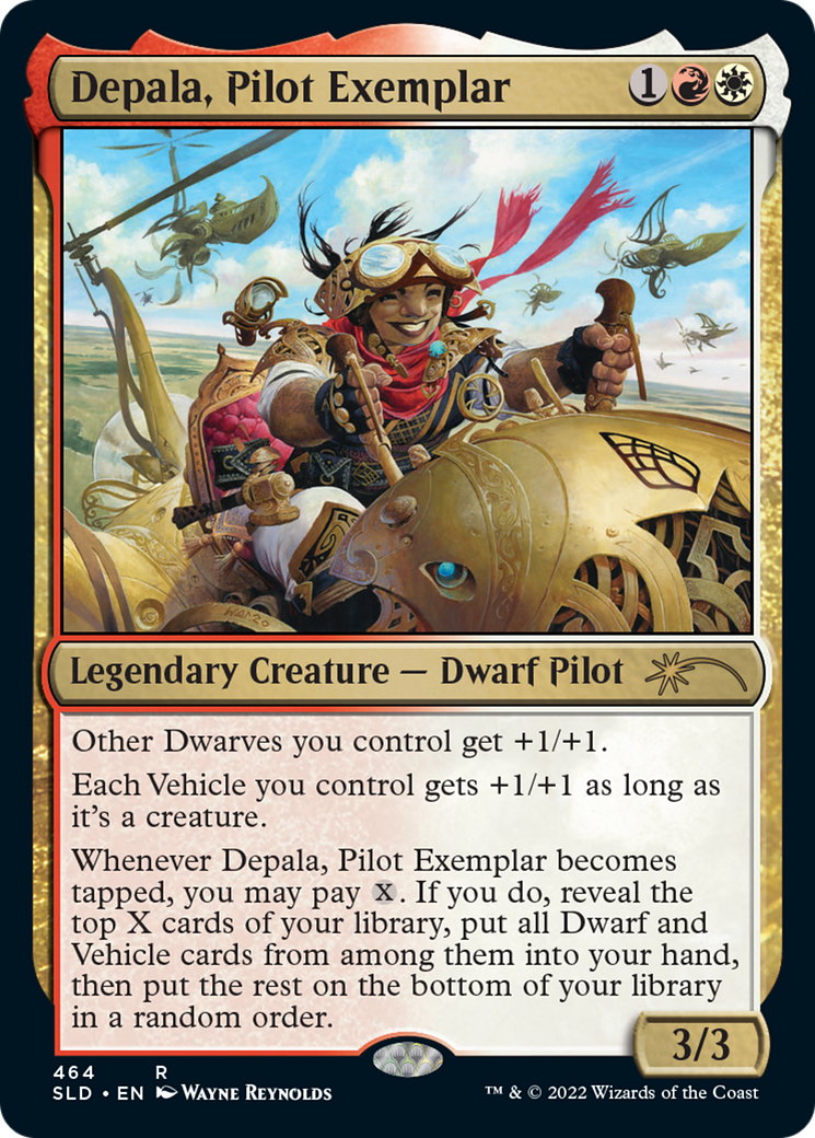 Depala, Pilot Exemplar (SLD-464) - Secret Lair Drop Foil - Premium MTG Single from Wizards of the Coast - Just $1.01! Shop now at Game Crave Tournament Store