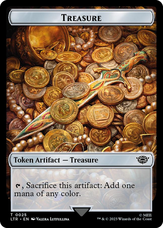 Treasure (TLTR-025) - Tales of Middle-earth Tokens Foil - Premium MTG Single from Wizards of the Coast - Just $0! Shop now at Game Crave Tournament Store