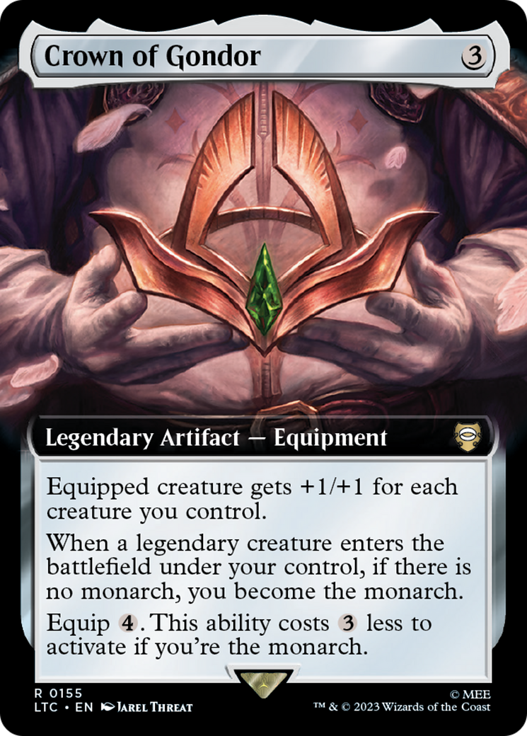 Crown of Gondor (LTC-155) - Tales of Middle-earth Commander: (Extended Art) - Premium MTG Single from Wizards of the Coast - Just $0.52! Shop now at Game Crave Tournament Store