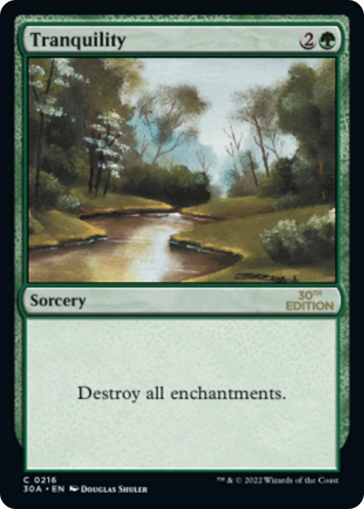 Tranquility (30A-216) - 30th Anniversary Edition - Premium MTG Single from Wizards of the Coast - Just $0.12! Shop now at Game Crave Tournament Store