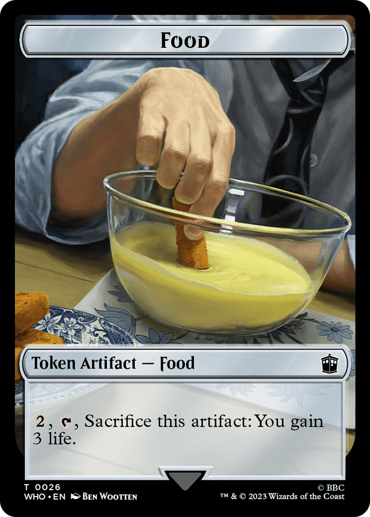 Food (TWHO-026) - Doctor Who Tokens Foil - Premium MTG Single from Wizards of the Coast - Just $0! Shop now at Game Crave Tournament Store