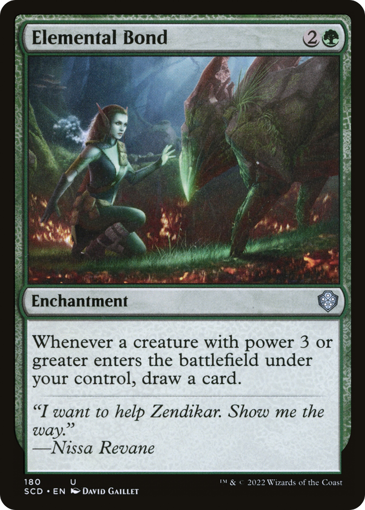 Elemental Bond (SCD-180) - Starter Commander Decks - Premium MTG Single from Wizards of the Coast - Just $0.74! Shop now at Game Crave Tournament Store