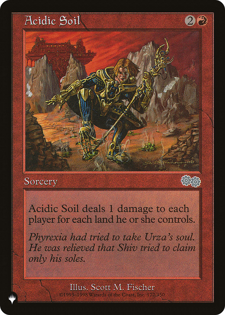 Acidic Soil (PLIST-916) - The List - Premium MTG Single from Wizards of the Coast - Just $1.18! Shop now at Game Crave Tournament Store