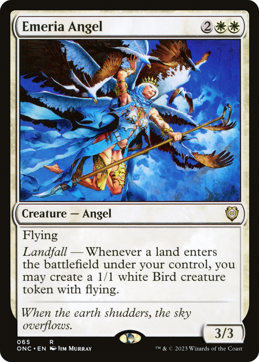 Emeria Angel (ONC-065) - Phyrexia: All Will Be One Commander - Premium MTG Single from Wizards of the Coast - Just $0.53! Shop now at Game Crave Tournament Store