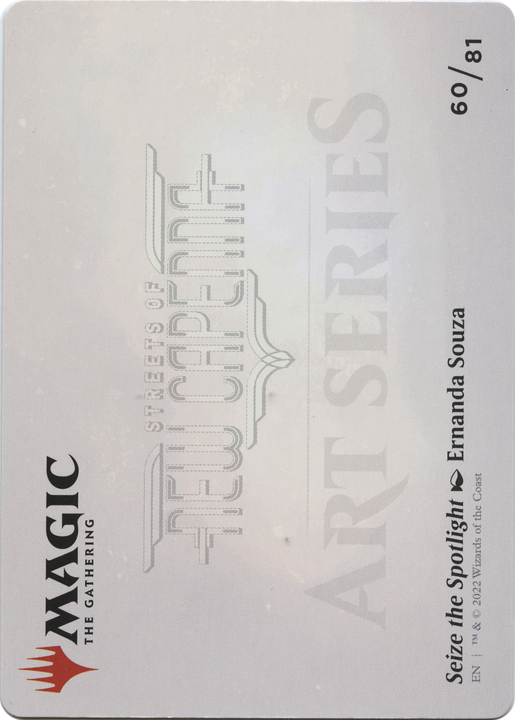 Seize the Spotlight // Seize the Spotlight (ASNC-060) - New Capenna Art Series (Borderless) - Premium MTG Single from Wizards of the Coast - Just $0! Shop now at Game Crave Tournament Store