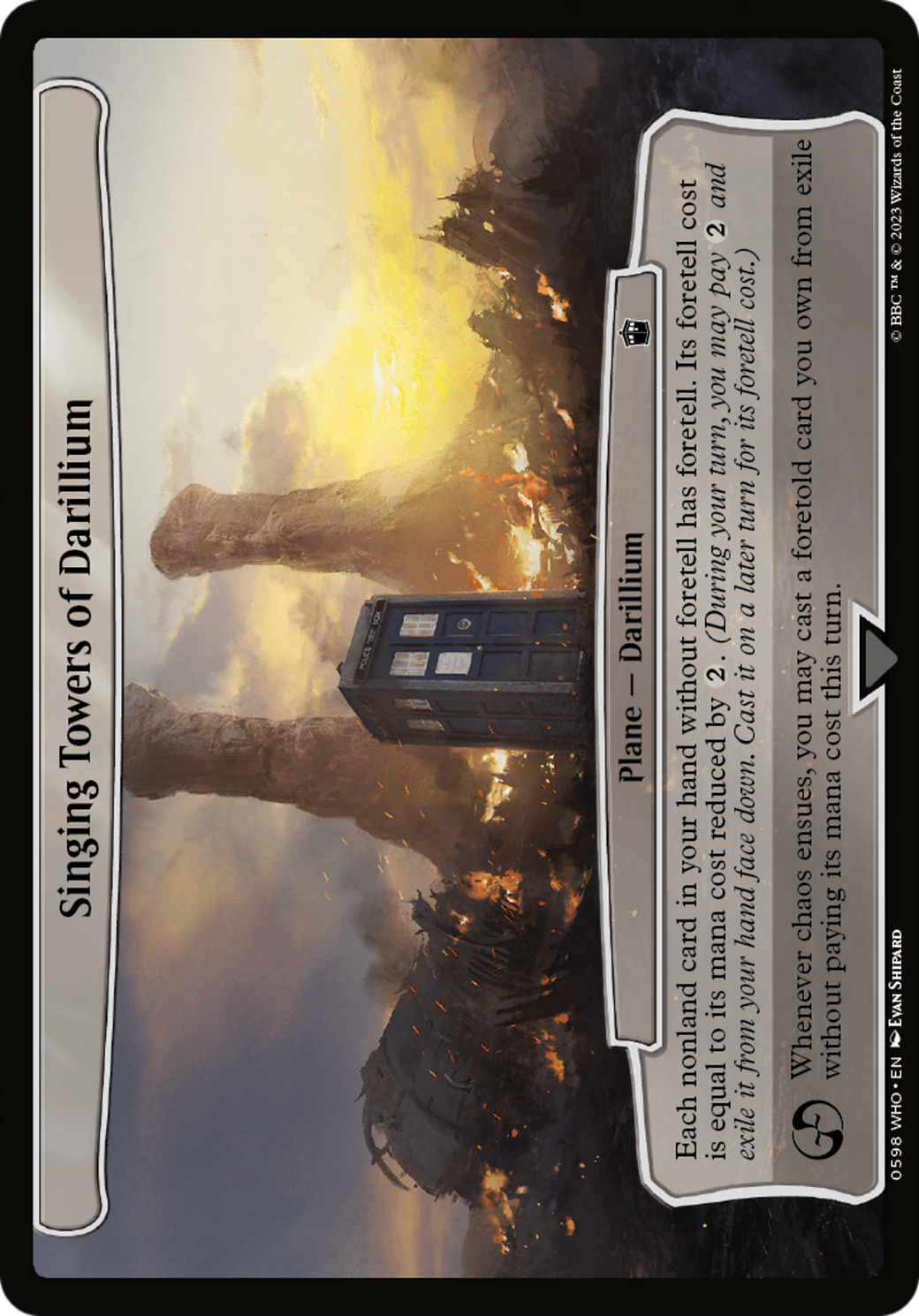 Singing Towers of Darillium (WHO-598) - Doctor Who - Premium MTG Single from Wizards of the Coast - Just $0.25! Shop now at Game Crave Tournament Store