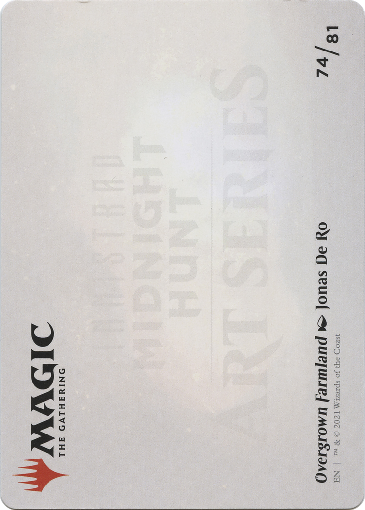 Overgrown Farmland // Overgrown Farmland (AMID-074) - Midnight Hunt Art Series (Borderless) Foil - Premium MTG Single from Wizards of the Coast - Just $0! Shop now at Game Crave Tournament Store