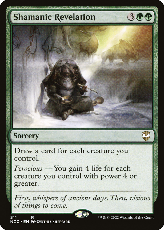 Shamanic Revelation (NCC-311) - New Capenna Commander - Premium MTG Single from Wizards of the Coast - Just $0.20! Shop now at Game Crave Tournament Store