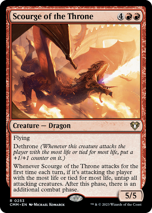 Scourge of the Throne (CMM-253) - Commander Masters - Premium MTG Single from Wizards of the Coast - Just $0.35! Shop now at Game Crave Tournament Store