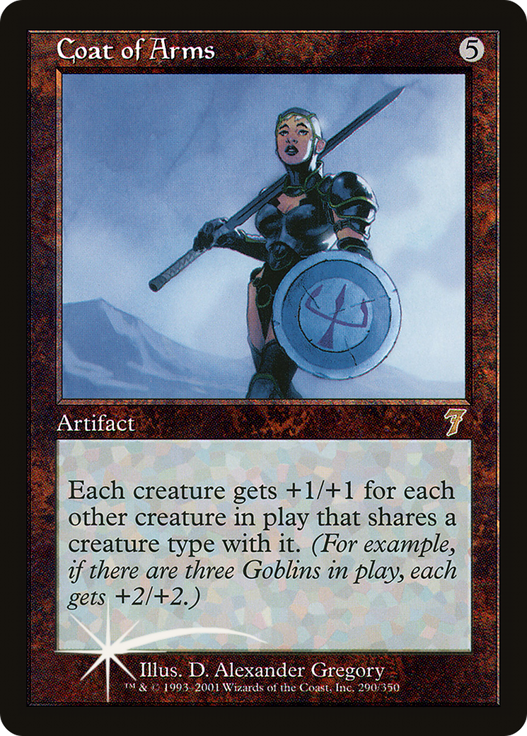 Coat of Arms (7ED-290★) - Seventh Edition Foil - Premium MTG Single from Wizards of the Coast - Just $72! Shop now at Game Crave Tournament Store