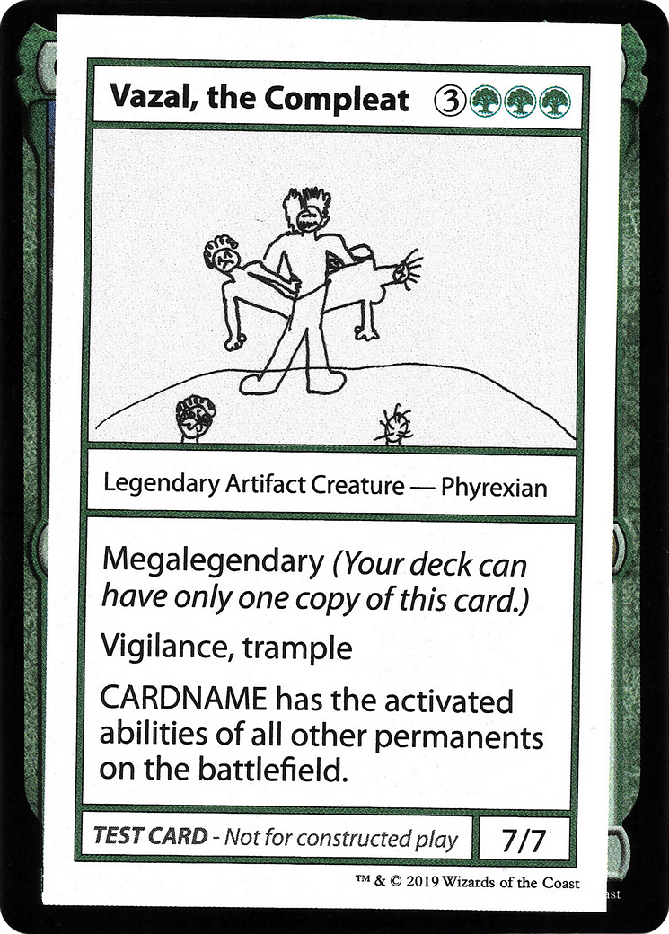 Vazal, the Compleat (CMB2-085) - Mystery Booster Playtest Cards 2021 - Premium MTG Single from Wizards of the Coast - Just $0.08! Shop now at Game Crave Tournament Store