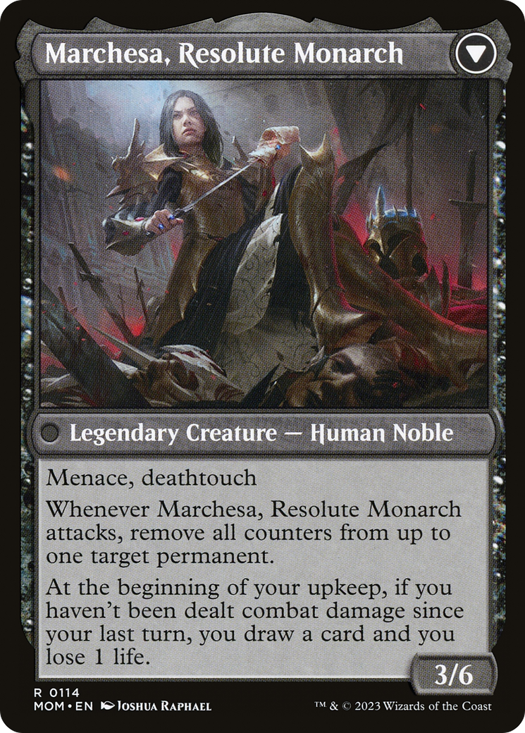Invasion of Fiora // Marchesa, Resolute Monarch (MOM-114) - March of the Machine - Premium MTG Single from Wizards of the Coast - Just $0.32! Shop now at Game Crave Tournament Store
