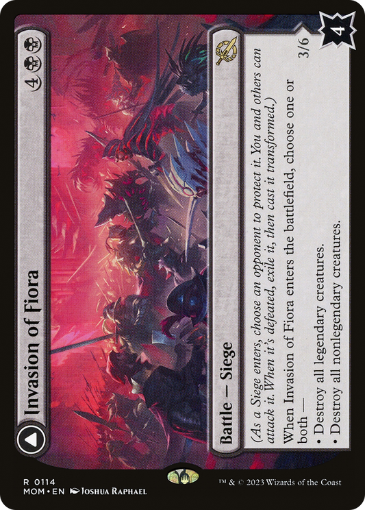 Invasion of Fiora // Marchesa, Resolute Monarch (MOM-114) - March of the Machine Foil - Premium MTG Single from Wizards of the Coast - Just $0.19! Shop now at Game Crave Tournament Store