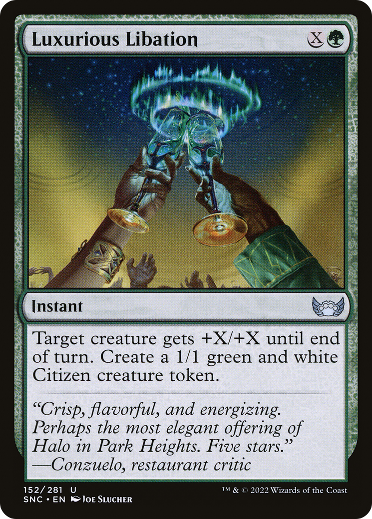Luxurious Libation (SNC-152) - Streets of New Capenna - Premium MTG Single from Wizards of the Coast - Just $0.08! Shop now at Game Crave Tournament Store