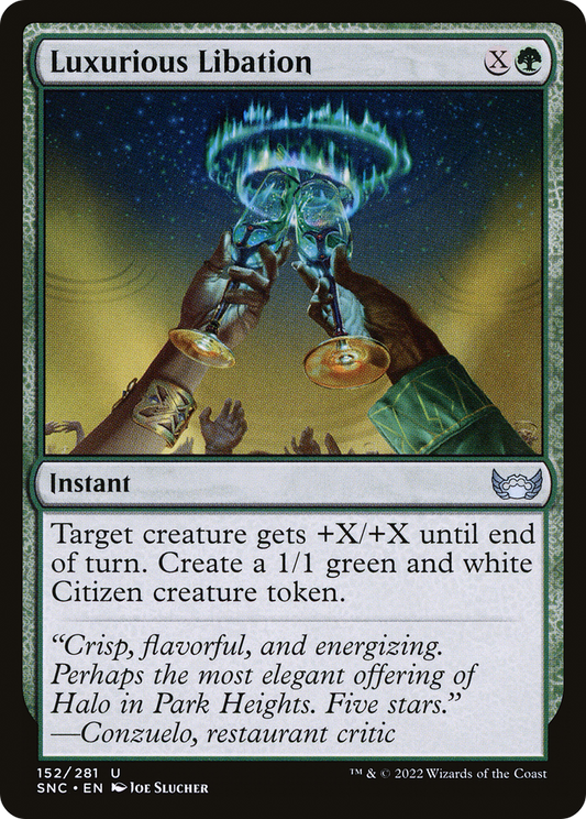 Luxurious Libation (SNC-152) - Streets of New Capenna - Premium MTG Single from Wizards of the Coast - Just $0.08! Shop now at Game Crave Tournament Store